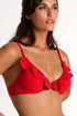 Shan Frederique Balconette Bikini Top With Petals Details